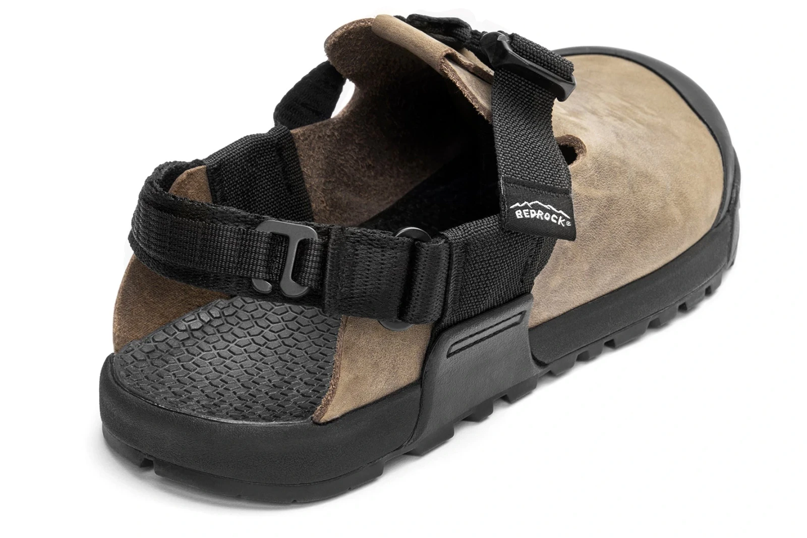 Сабо Bedrock Mountain Clog - Nubuck Leather — серо-коричневый нубук, фото 3