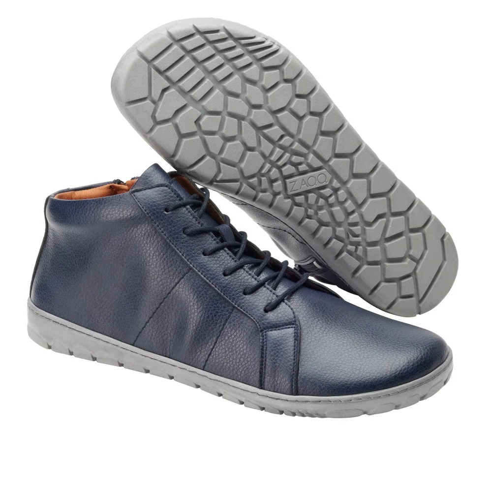 Кроссовки для женщин и мужчин ZAQQ QORE Mid Vegan Navy (тёмно-синий цвет), фото 2