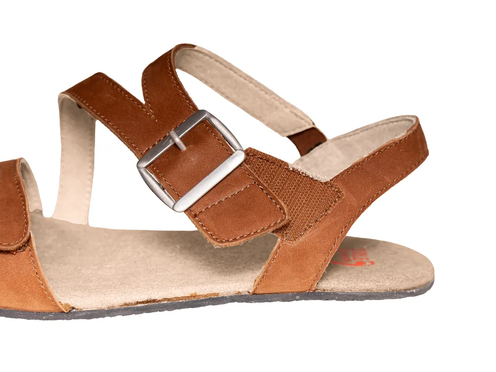 Женские сандалии Sole Runner Juliet 2 из кожи цвета коньяк, фото 6