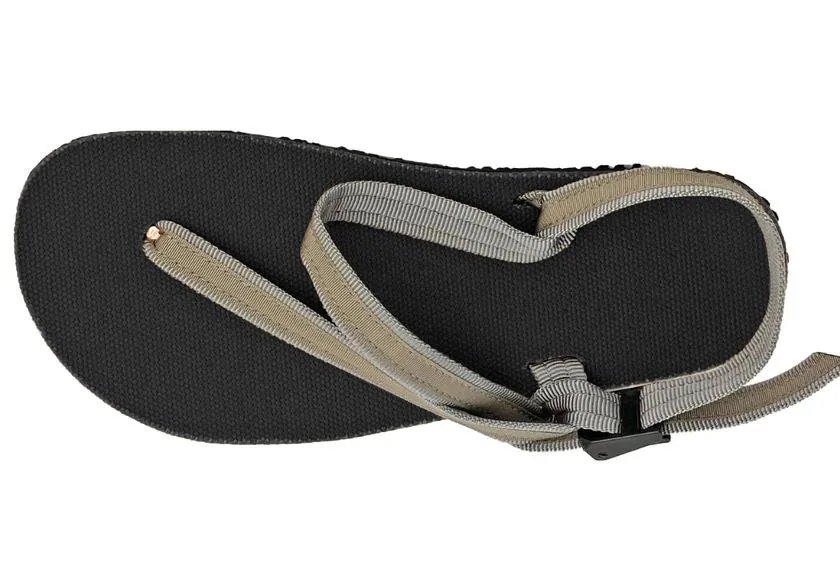 Сандалии Earth Runners Chronos — покрытие под стопой чёрное; шнуровка Charcoal-Lite Classic, фото 2