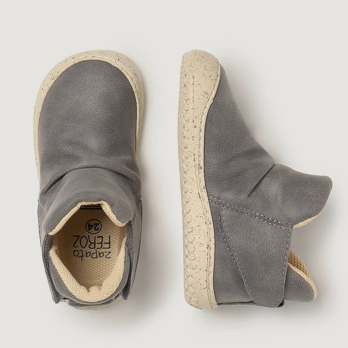 Детские ботинки Zapato Feroz «Chelva Rocker» — серый, фото 3