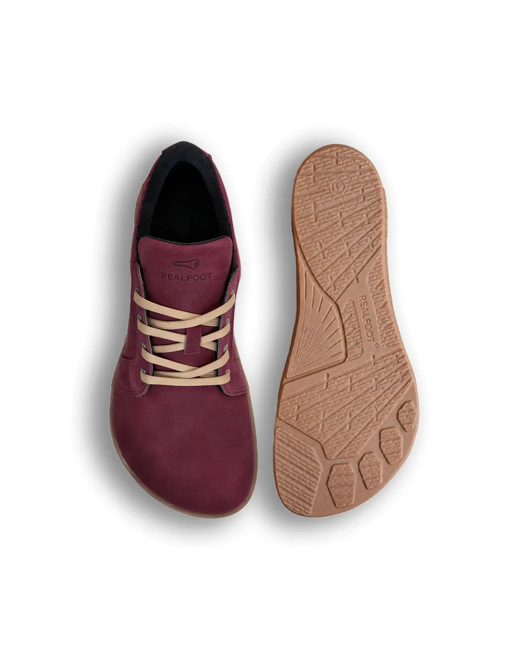 Босоногая обувь Realfoot Essential Bordeaux and Honey, фото 6