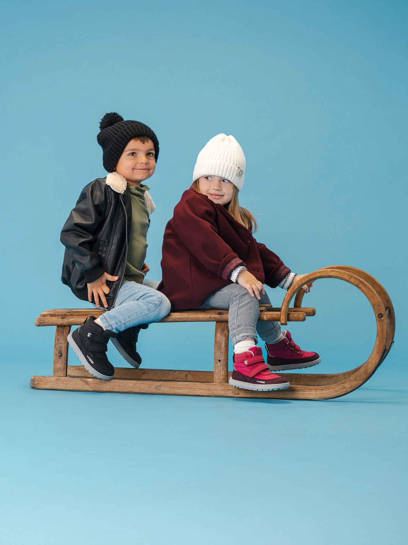 Детские босоногие ботинки Be Lenka Zippu Preschool - ягодный и серый, фото 8