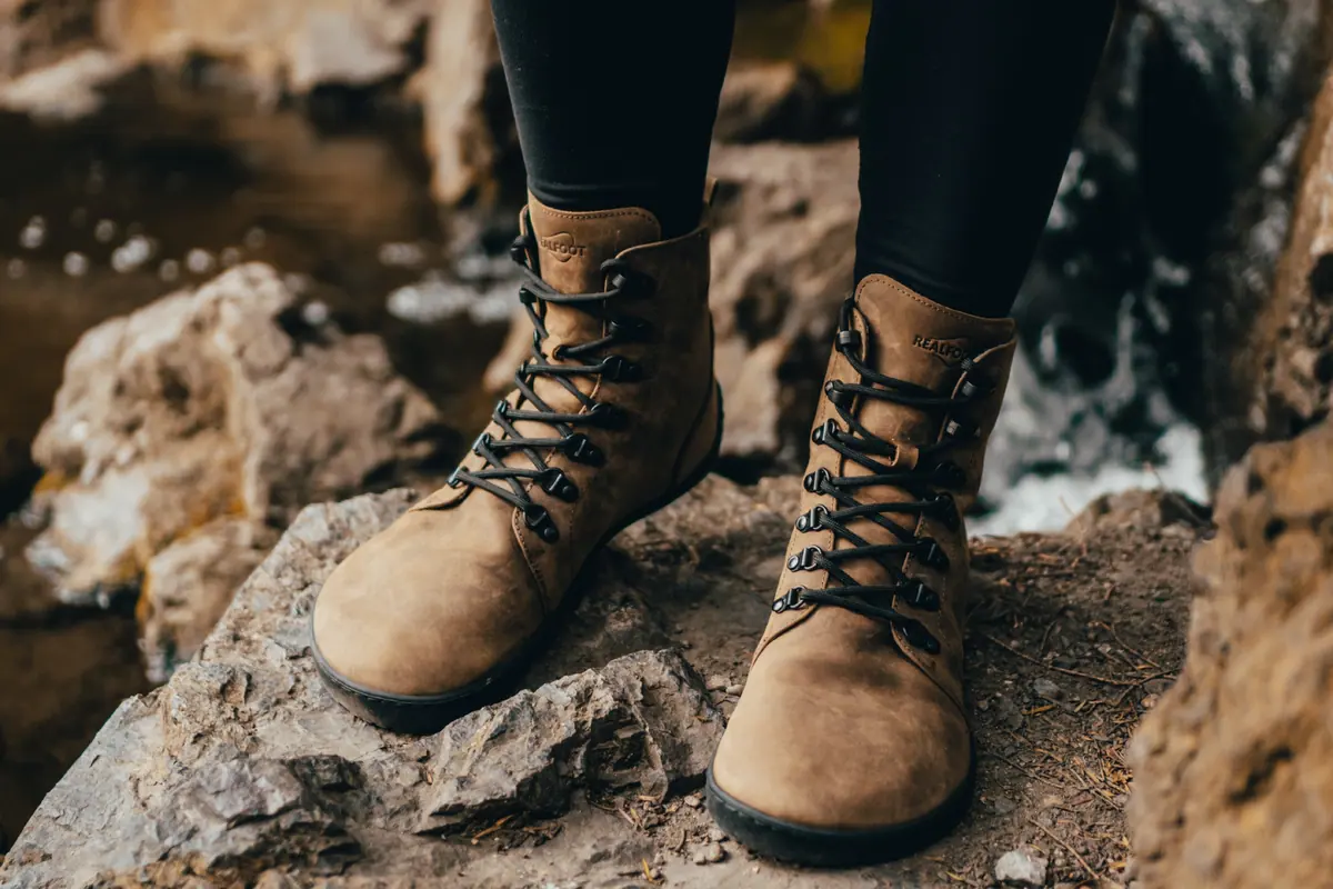 Босоногие ботинки Realfoot Farmer Winter Light Brown, фото 13