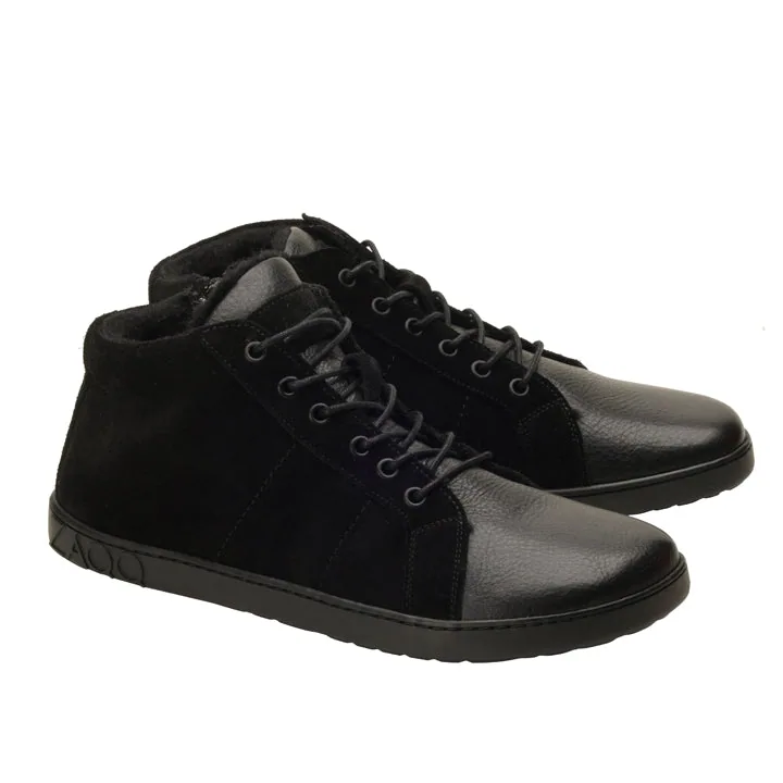 Женские кроссовки ZAQQ QORE Mid Winter Black (чёрный цвет)