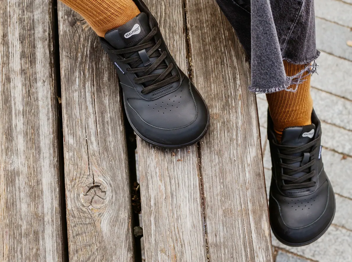 Босоногие кроссовки Realfoot Pulse All Black, фото 2
