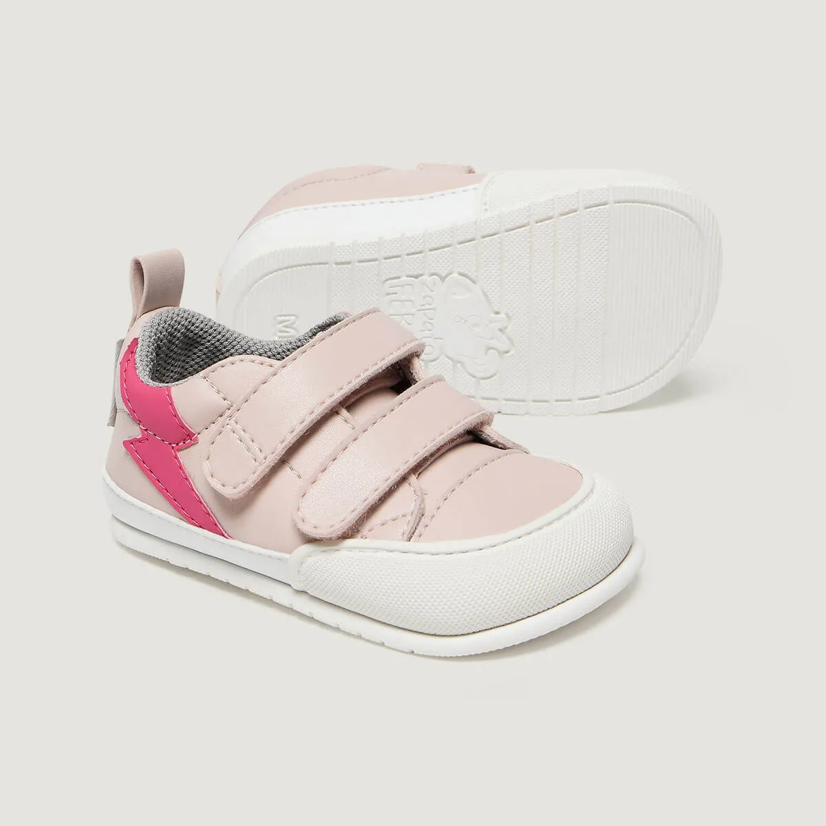 Обувь для малышей Zapato Feroz «Moraira Feroz» — пудрово-розовый, дизайн «Rayo», фото 2