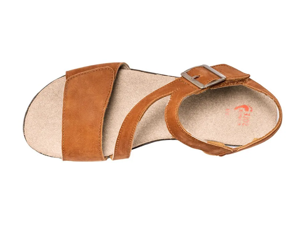 Женские сандалии Sole Runner Juliet 2 из кожи цвета коньяк, фото 5