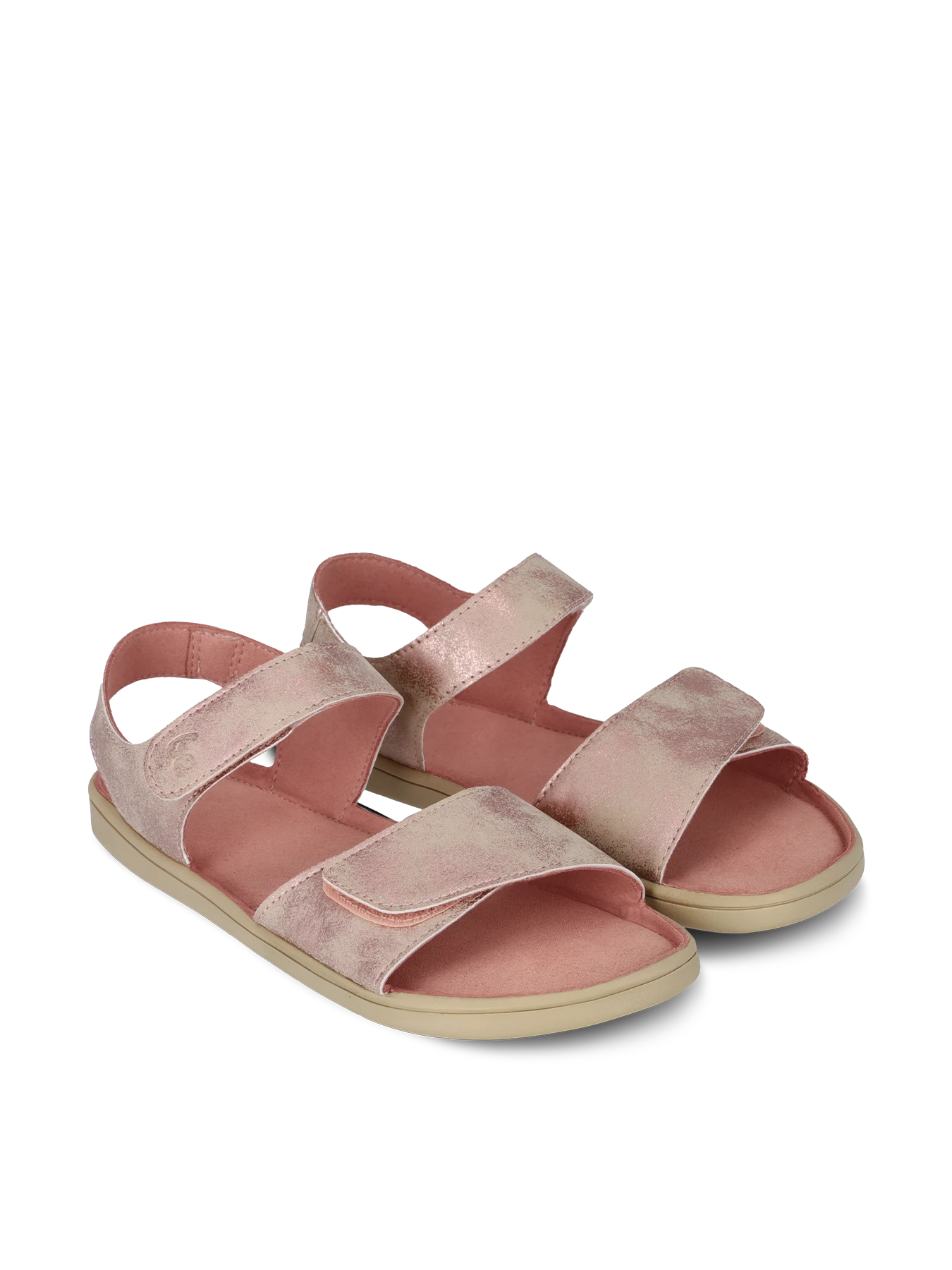 Детские босоногие сандалии Be Lenka Miami Junior - коралловый с блеском, фото 3