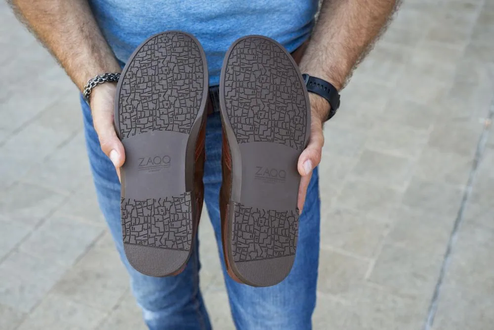 Мужские туфли ZAQQ BRIQ Brogue Antique Cognac (коньячный цвет), фото 5