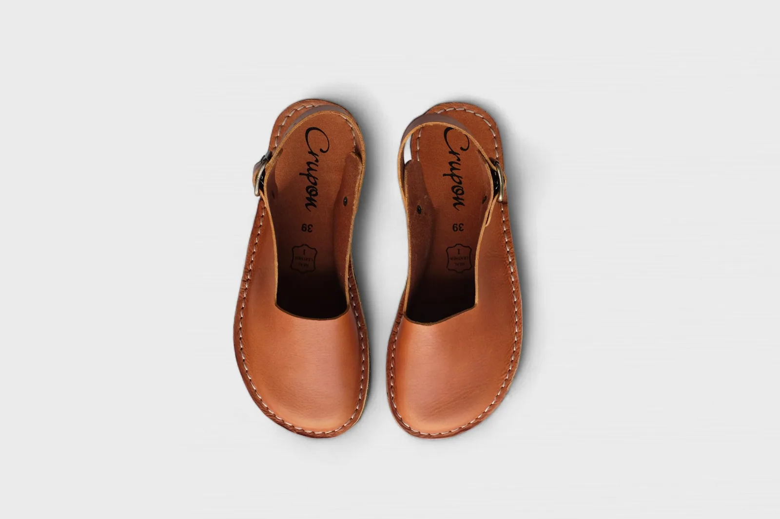 Босоногие сандалии Crupon Olive — янтарный, фото 6