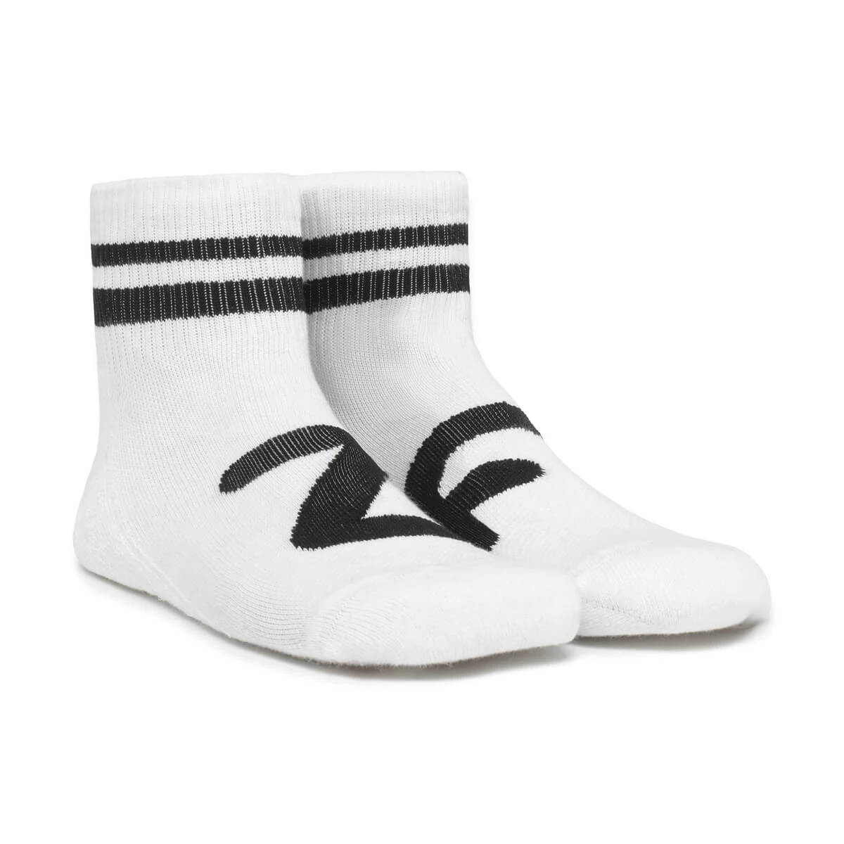 Носки Zapato Feroz спортивные взрослые (3 пары) — белый / чёрный, фото 2