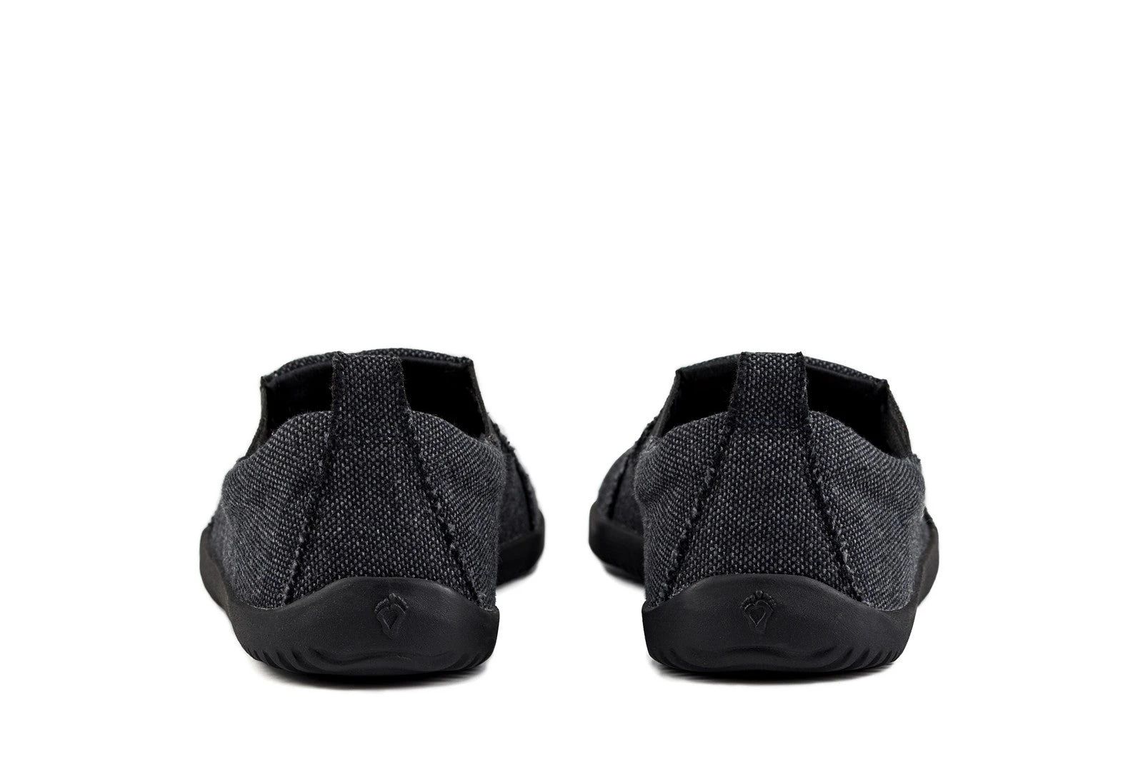 Слипоны Ahinsa из переработанного текстиля Barefoot — серый, фото 8