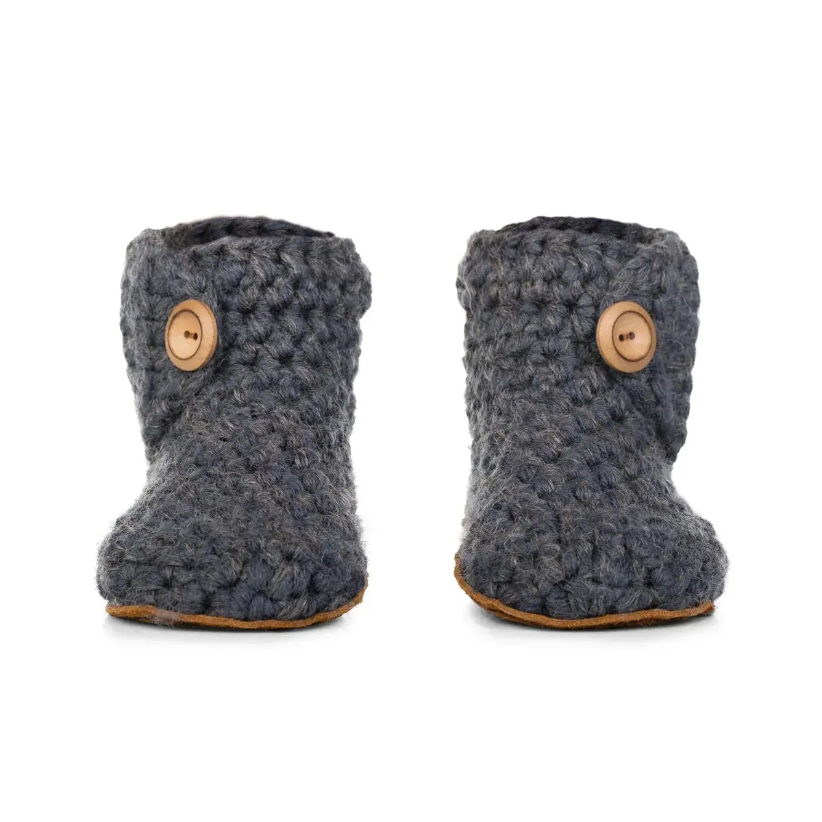Домашние тапочки-ботинки Kingdom of Wow Extra Chunky Bootie — угольный, фото 3