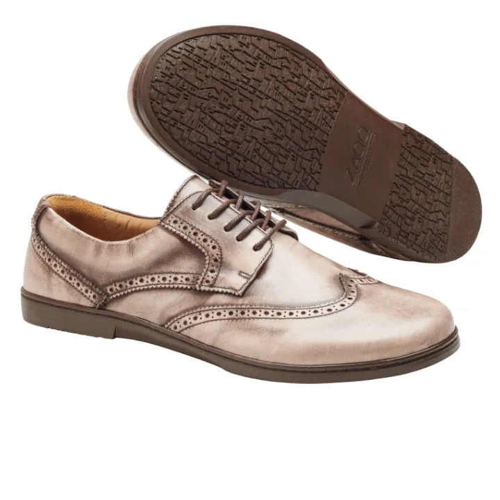 Мужские туфли ZAQQ BRIQ Brogue Antique Brown (коричневый цвет), фото 2