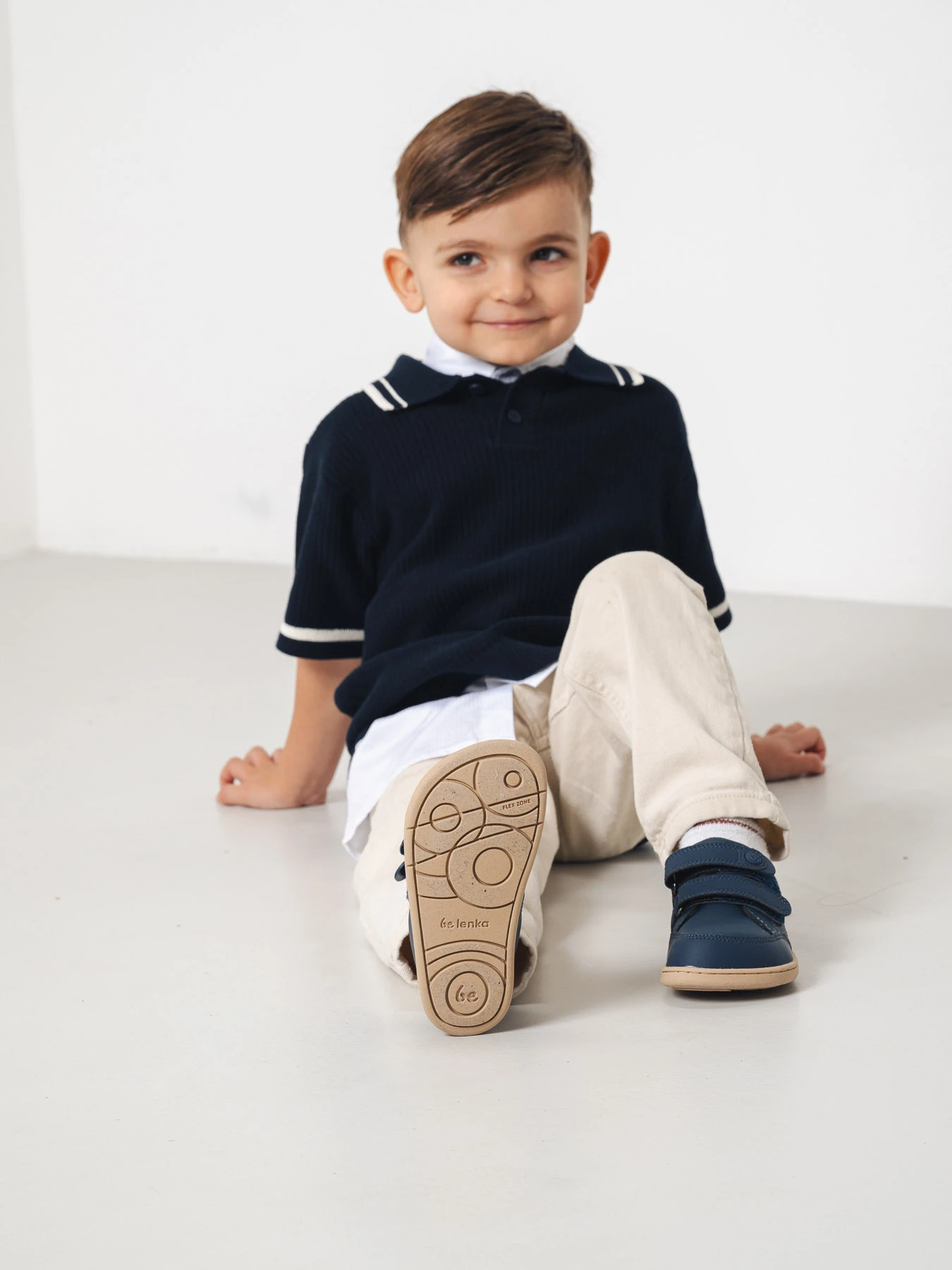 Детские босоногие кроссовки Be Lenka Energise Preschool - тёмно-синий, фото 9