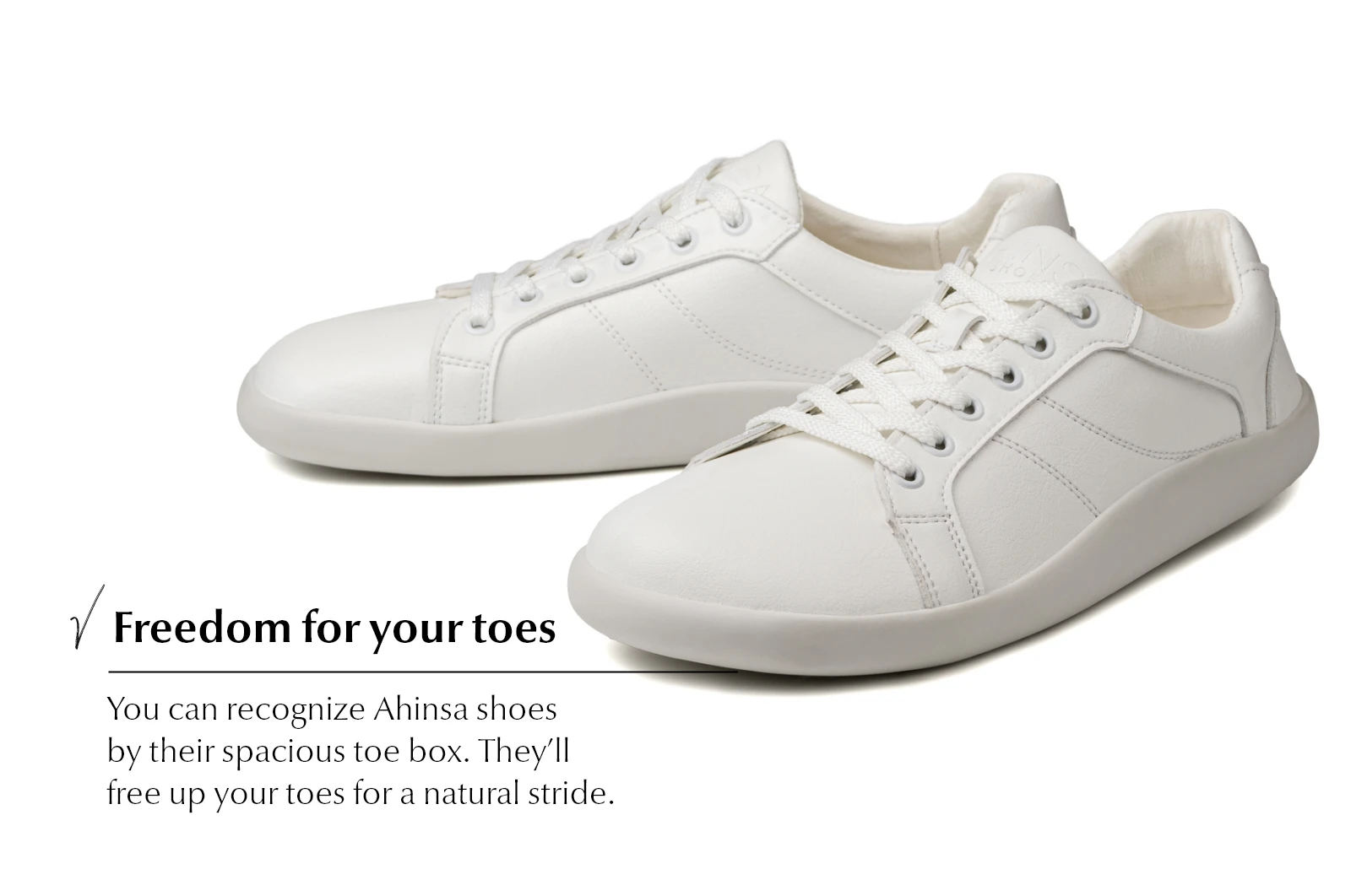 Кроссовки Ahinsa Pura 2.0 Barefoot — белый, фото 3