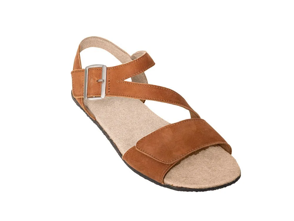 Женские сандалии Sole Runner Juliet 2 из кожи цвета коньяк, фото 4
