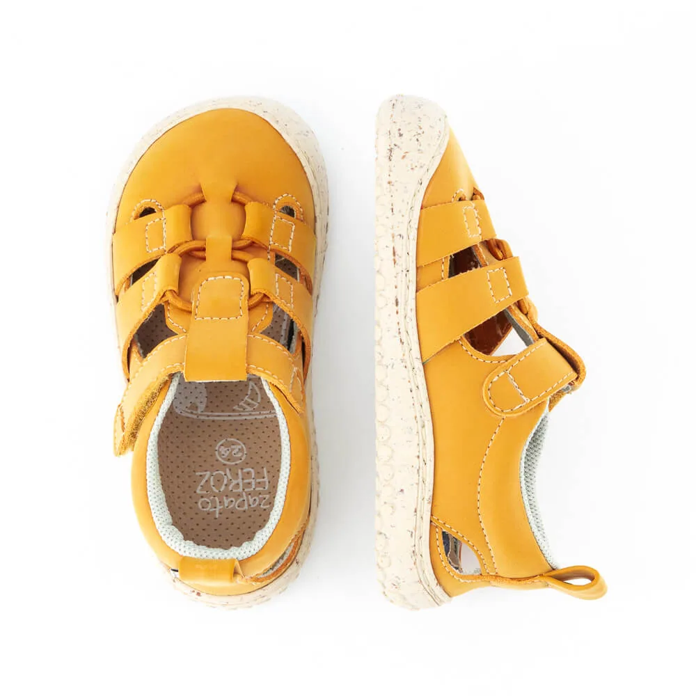 Детская обувь Zapato Feroz «Canet Rocker SS25» — горчичный, фото 3