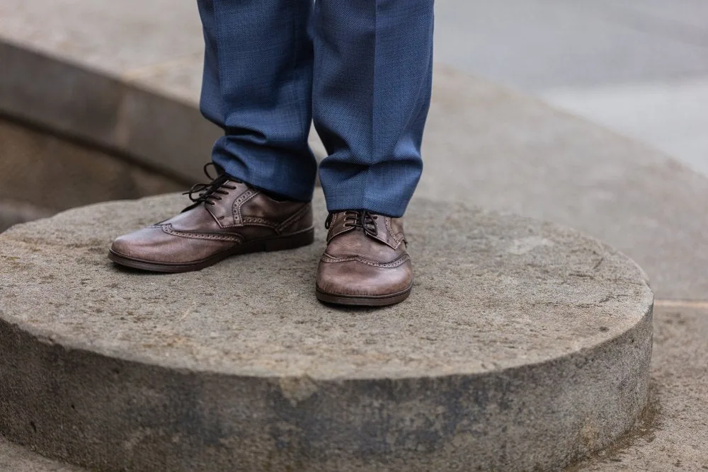 Мужские туфли ZAQQ BRIQ Brogue Antique Brown (коричневый цвет), фото 10