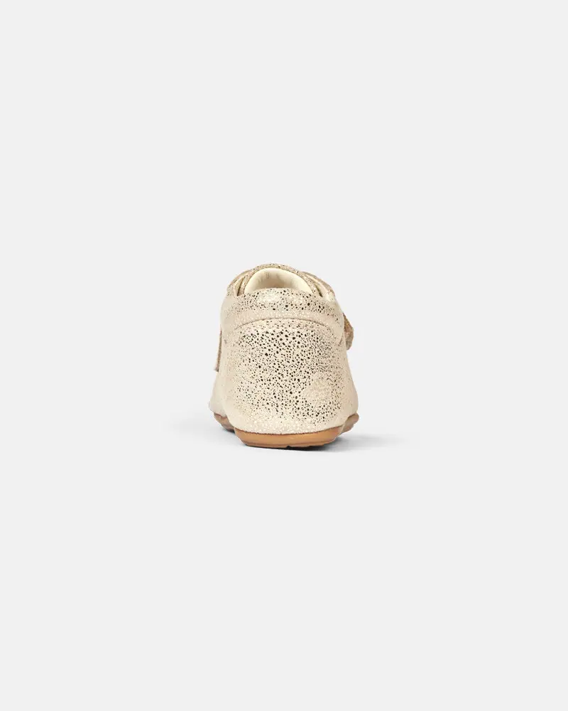 Детские босоногие домашние тапочки Bundgaard Tannu Ivory Gold, фото 3