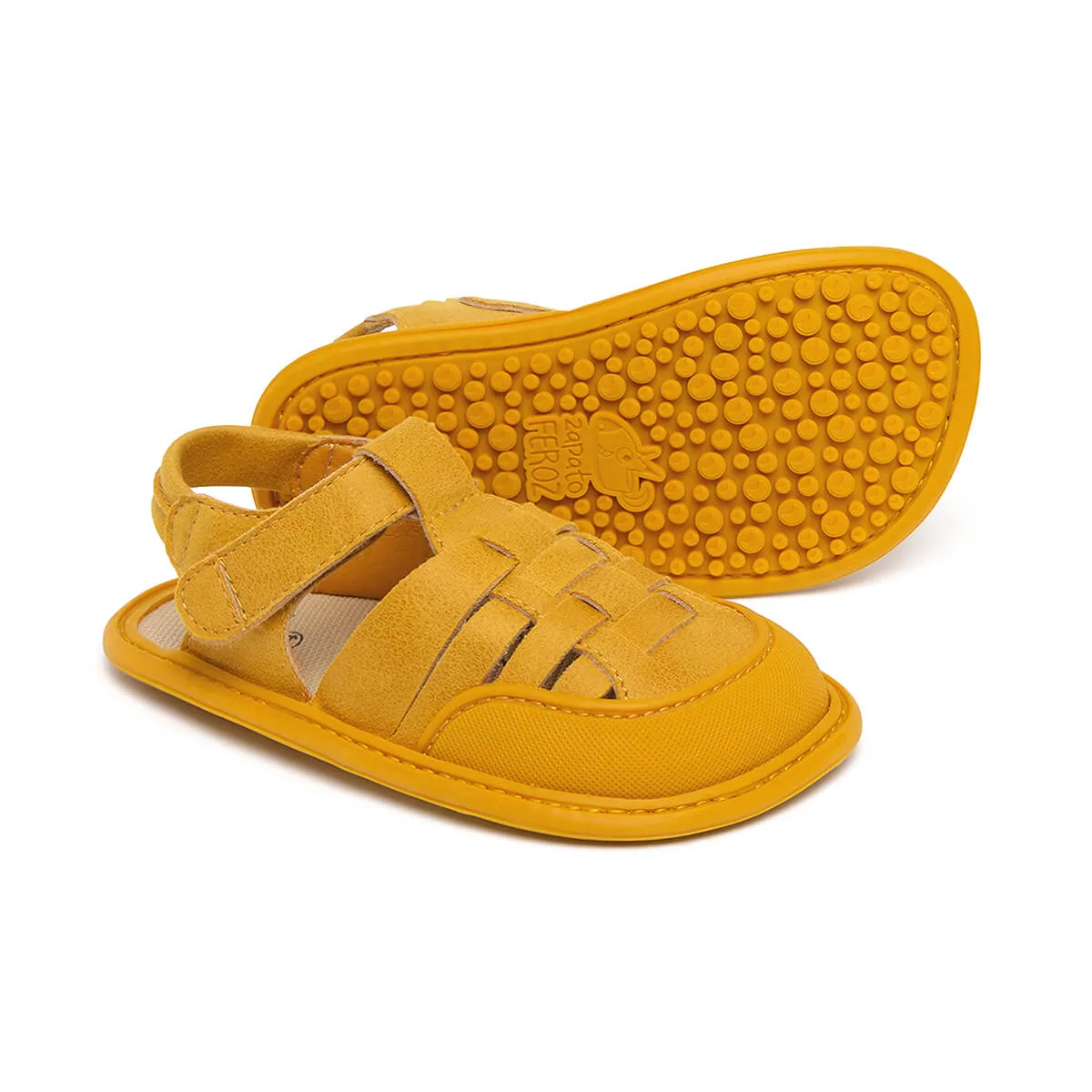 Детская обувь Zapato Feroz «Calpe SanRoc SS25» — горчичный, фото 2