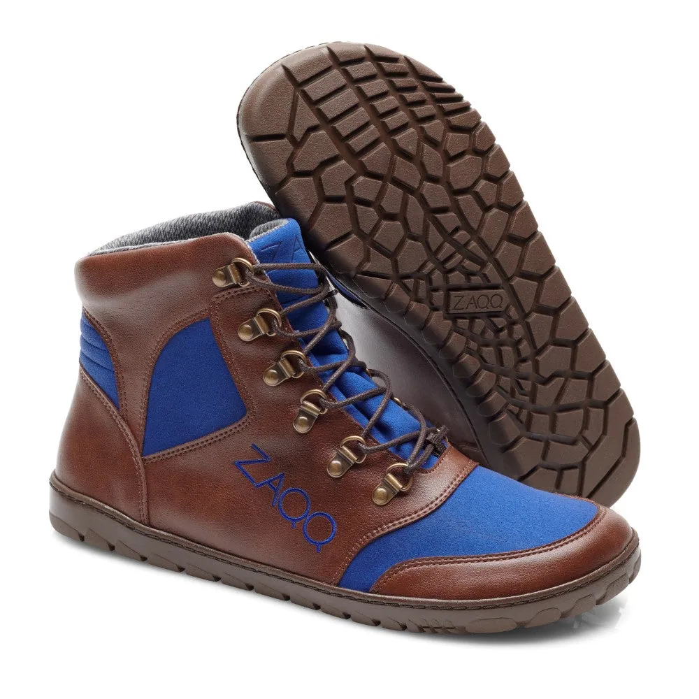 Ботинки для женщин и мужчин ZAQQ HIQE Brown Blue Waterproof, фото 2