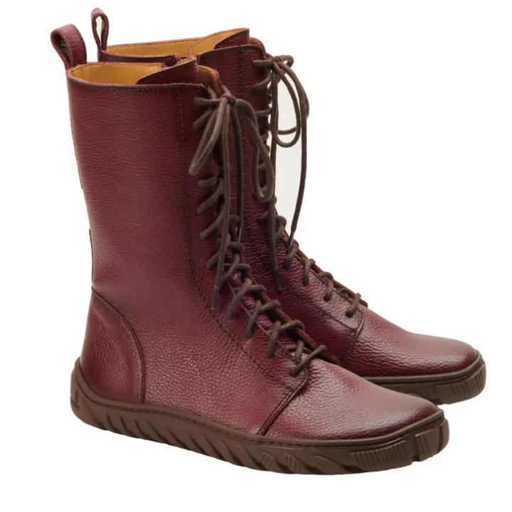 Женские ботинки ZAQQ DOQS Bordeaux (бордовый цвет)
