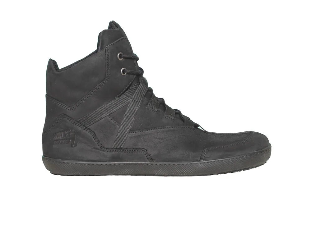 Треккинговые ботинки Sole Runner Surtur из чёрной кожи, фото 5