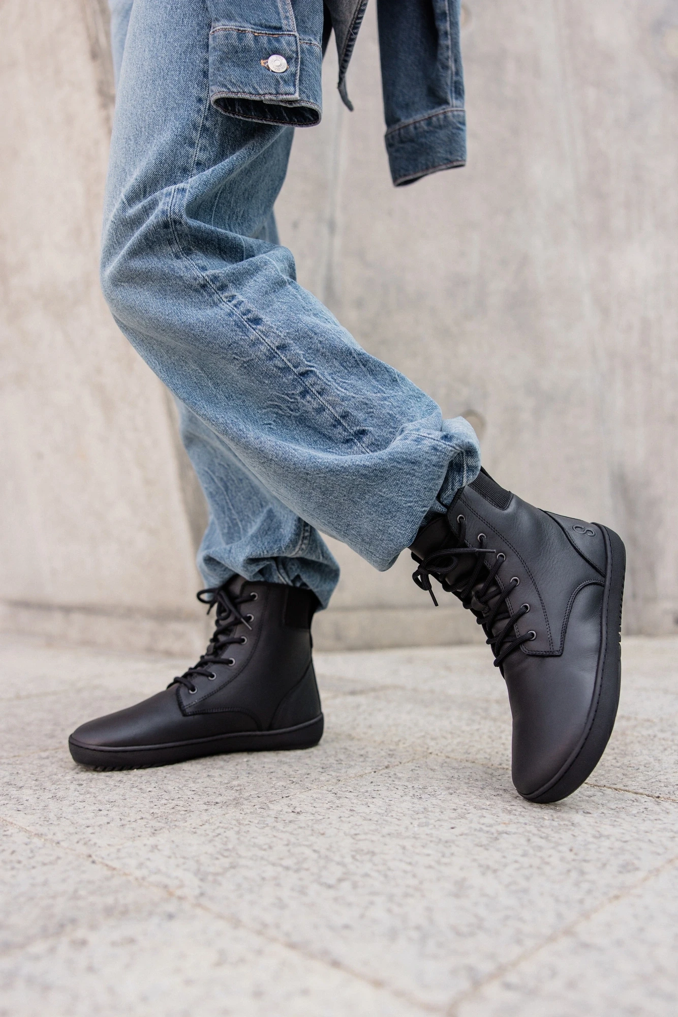 Босоногие ботинки Shapen URBANEER 2.0 — гладкий чёрный — фото 1 из 11