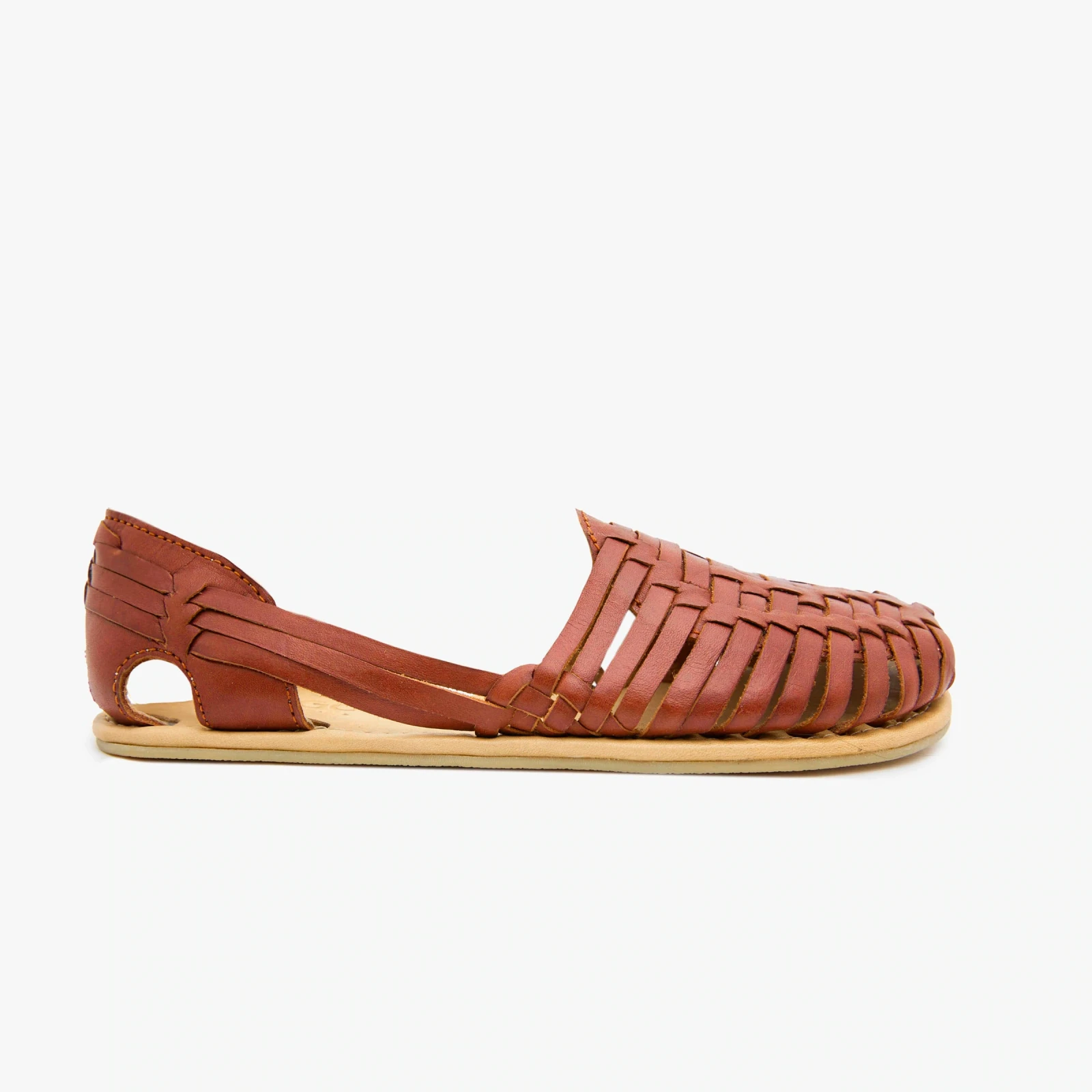 Босоногие сандалии Origo Huarache Slip-On by Anya — корица, фото 6