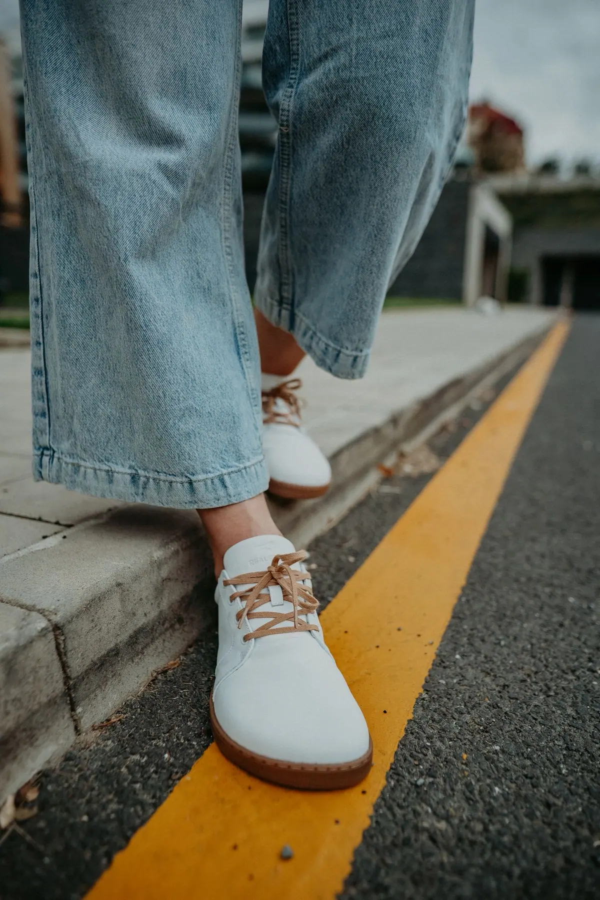 Босоногая обувь Realfoot Essential White and Honey, фото 2