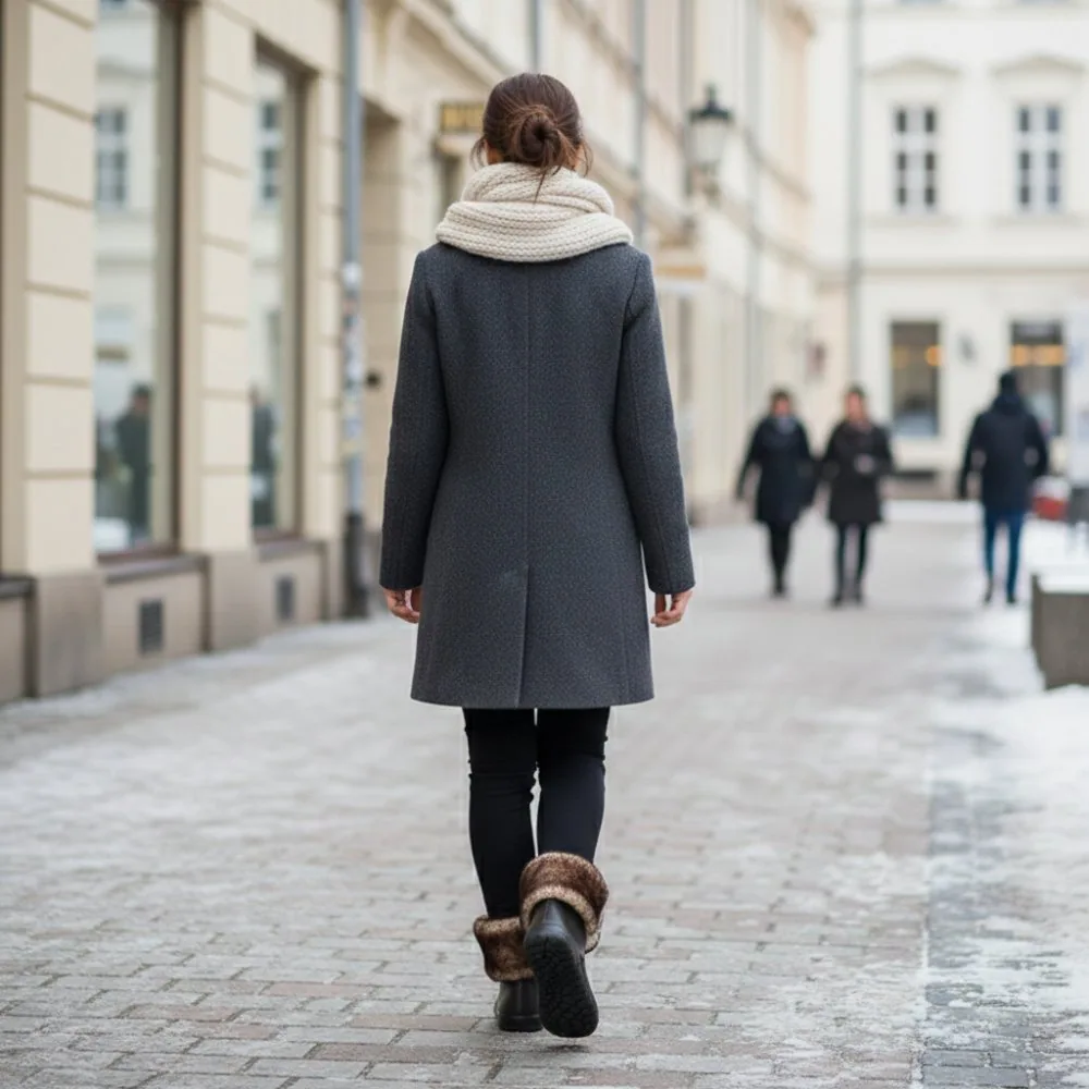 Женские ботинки ZAQQ HUQ Dark Brown (тёмно-коричневый цвет), фото 12