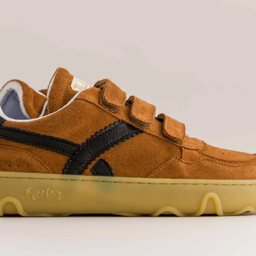 Босоногие кроссовки Fleeters Pumpkin — коричневый коричневая подошва, фото 4