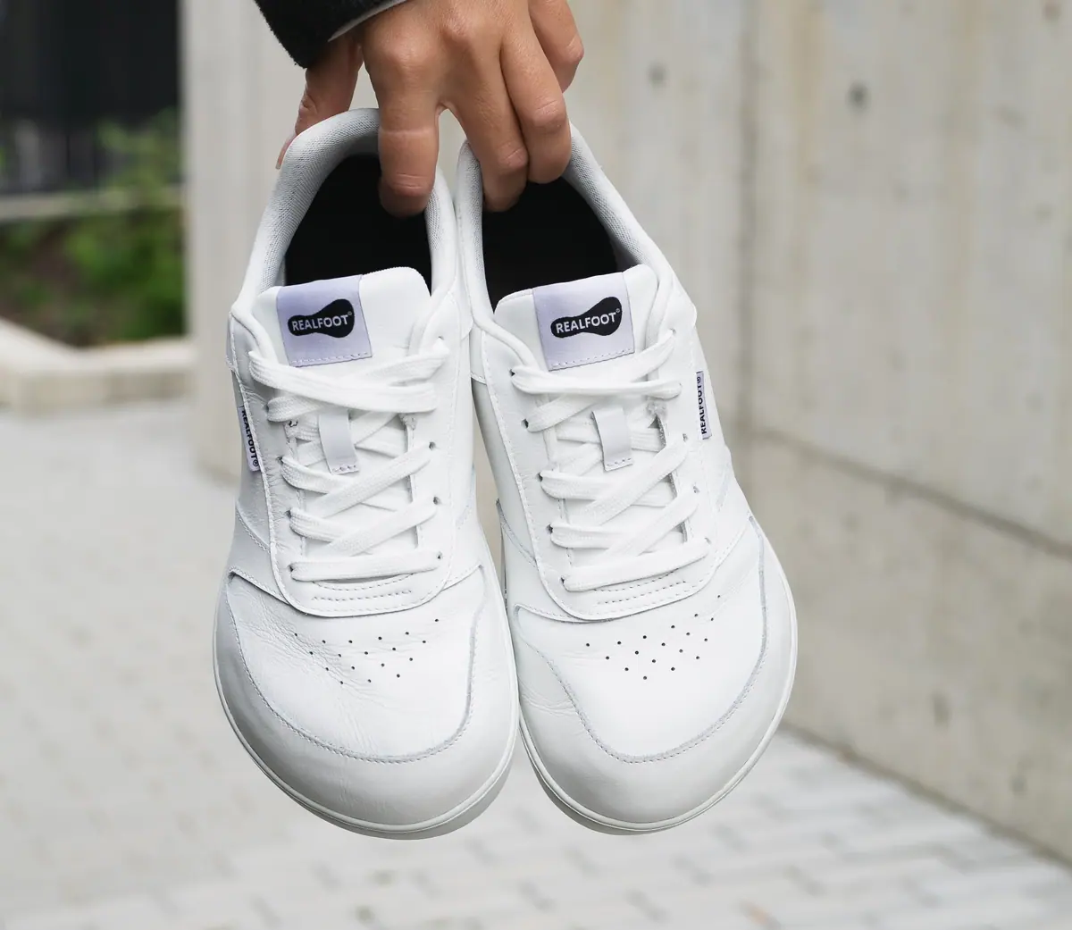 Босоногие кроссовки Realfoot Pulse All White, фото 6