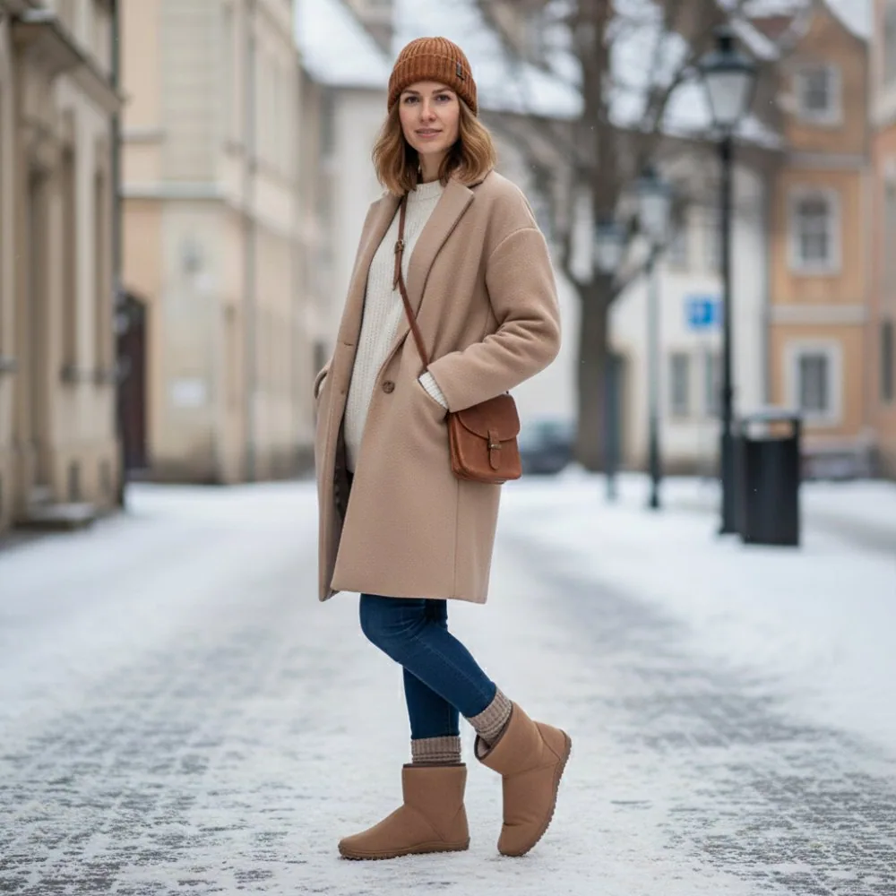 Женские ботинки ZAQQ MOOQ Winter Brown, фото 5