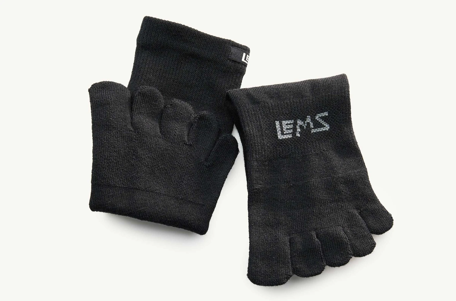 Носки с пальцами Lems Fitness Ankle — чёрный, фото 2