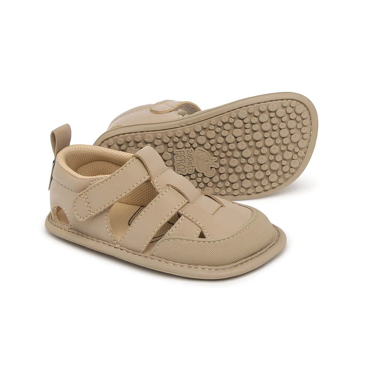 Детская обувь Zapato Feroz «Denia SanRoc Feroz SS25» — серо-бежевый (Piedra), фото 2