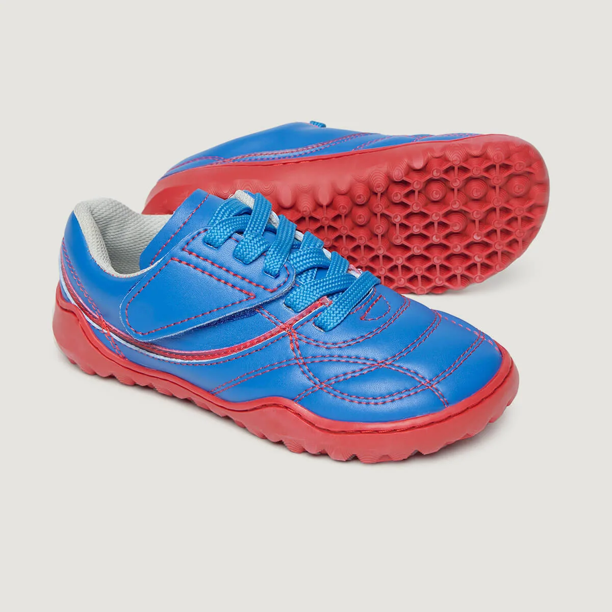 Детские футбольные кроссовки Zapato Feroz «Amunt» — синий и красный, фото 2