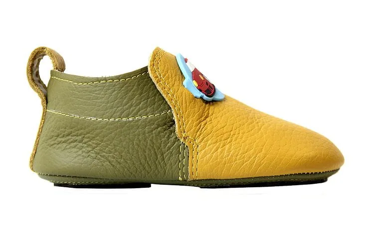 Детская босоногая обувь Tadeevo Toddler — жёлто-зелёный, фото 4