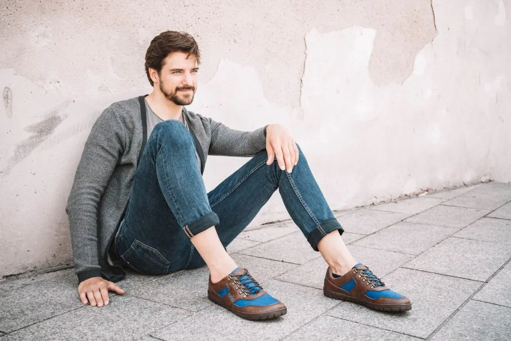 Кроссовки ZAQQ HIQE Low Brown Blue Waterproof, фото 10