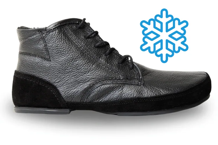 Зимние босоногие ботинки Classic Winter — чёрный, фото 2