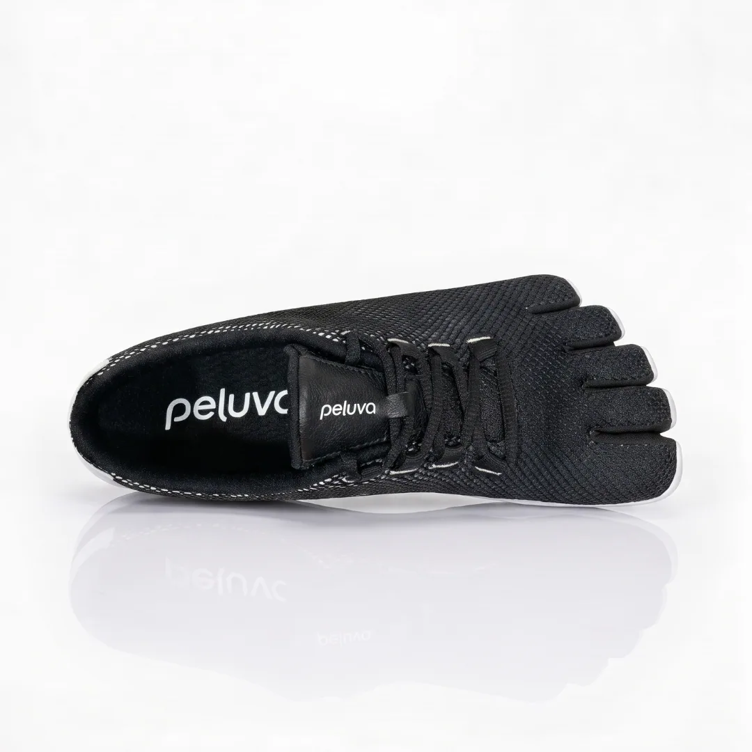 Женские кроссовки Peluva Strand Sport Mesh — чёрный / белый, фото 3