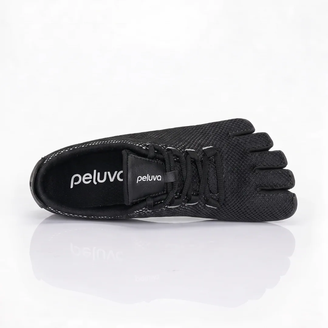 Мужские кроссовки Peluva Strand Sport Mesh — чёрный / белый, фото 3