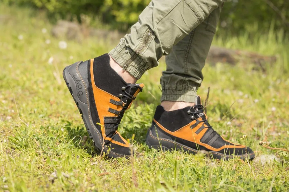 Мужские ботинки ZAQQ ESQAPE Black Orange Waterproof, фото 6