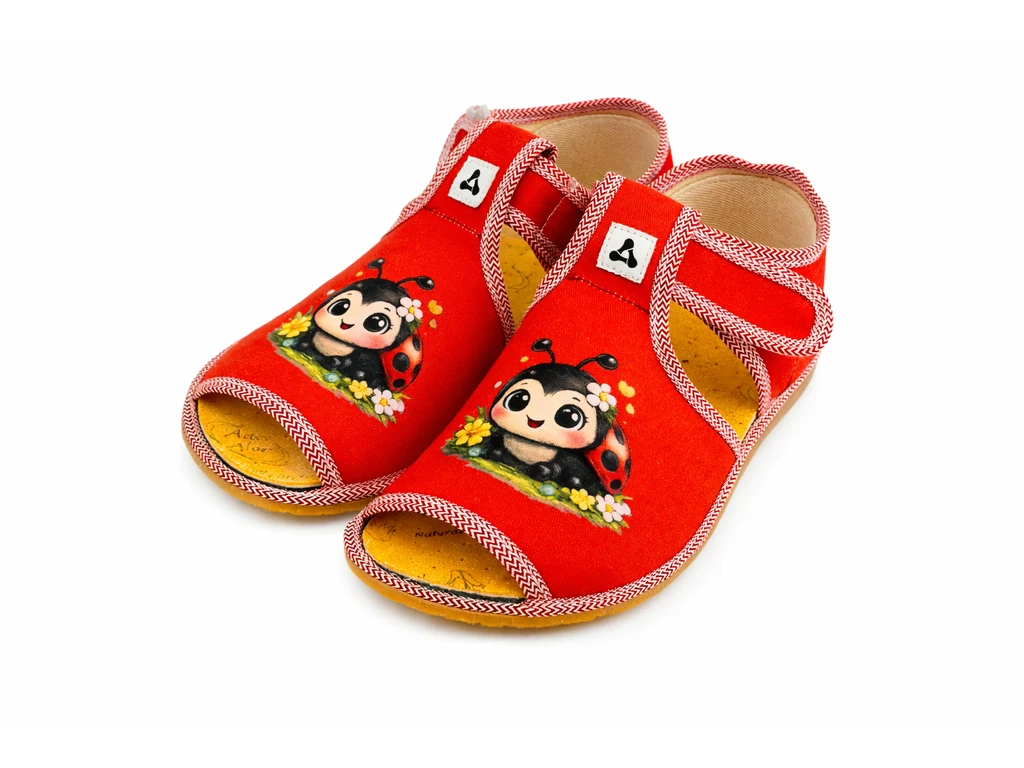 Детские тапочки Antal Rover с поддержкой свода — Ladybug, фото 1 из 3
