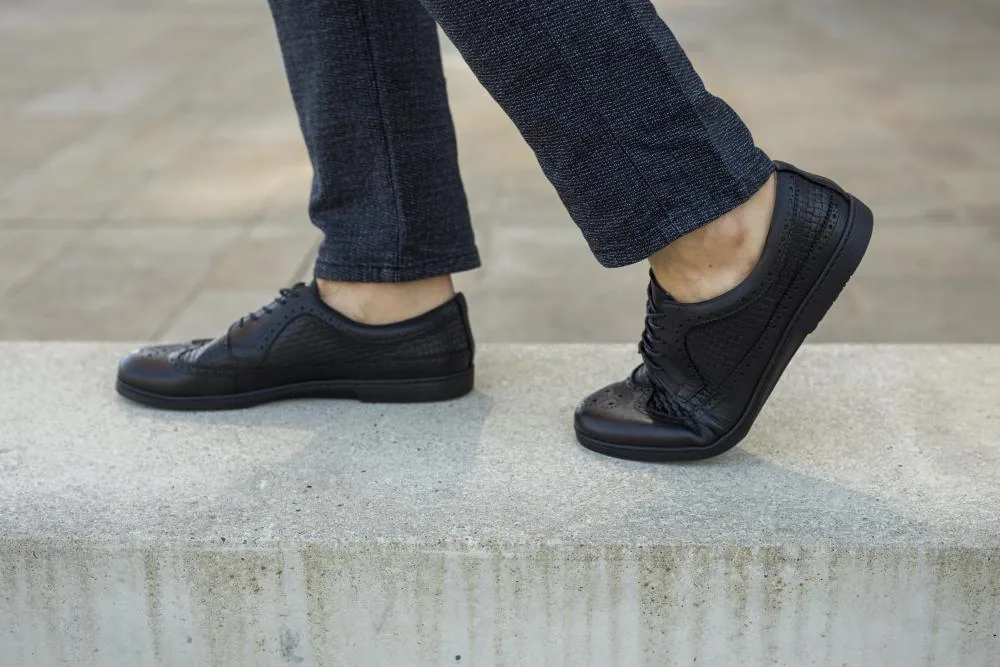 Мужские туфли ZAQQ BRIQ Brogue Tresse Black (чёрный цвет), фото 10