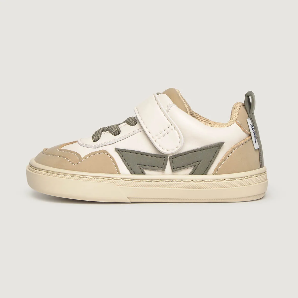 Детская обувь Zapato Feroz «Faura Rocker» — серо-бежевый (Piedra) и хаки — фото 1 из 4