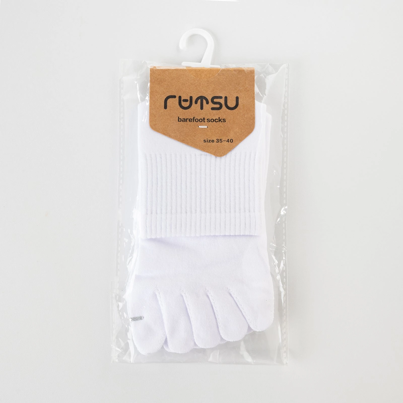 Носки Rutsu Barefoot 5 Finger — белый, фото 1 из 5