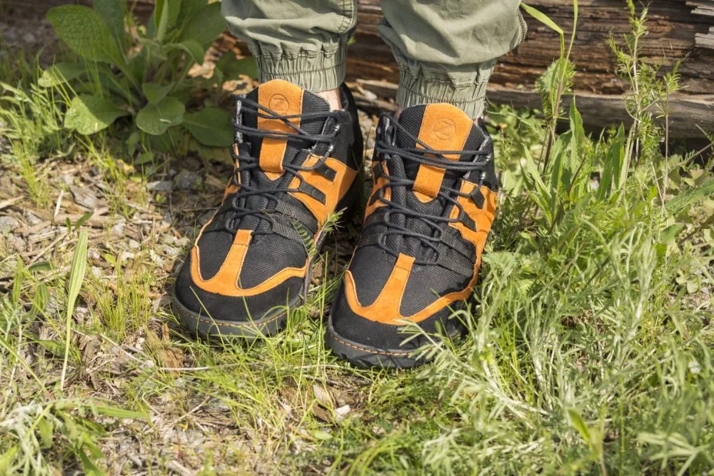 Мужские ботинки ZAQQ ESQAPE Black Orange Waterproof, фото 10